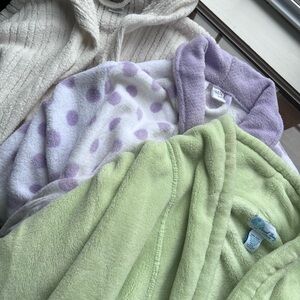 Ulta Beauty Plush Robes in Lavender and Mint
